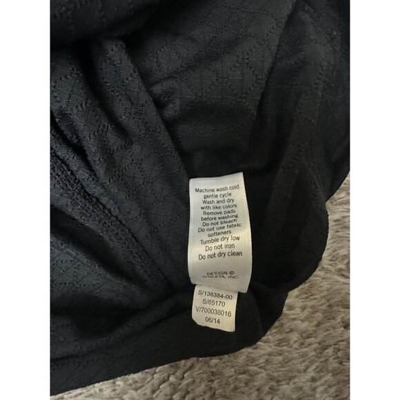 Athleta Hidden Agenda Workout Tank Sports Bra Black Size XL Yoga Gym - Picture 11 of 11